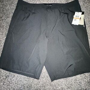 Reef Men's Charcoal Flat Front Shorts